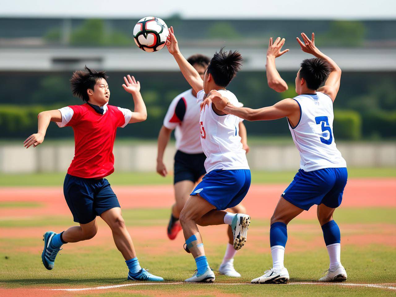 爱游戏-队员们展现出色表现，球场气氛十分激烈