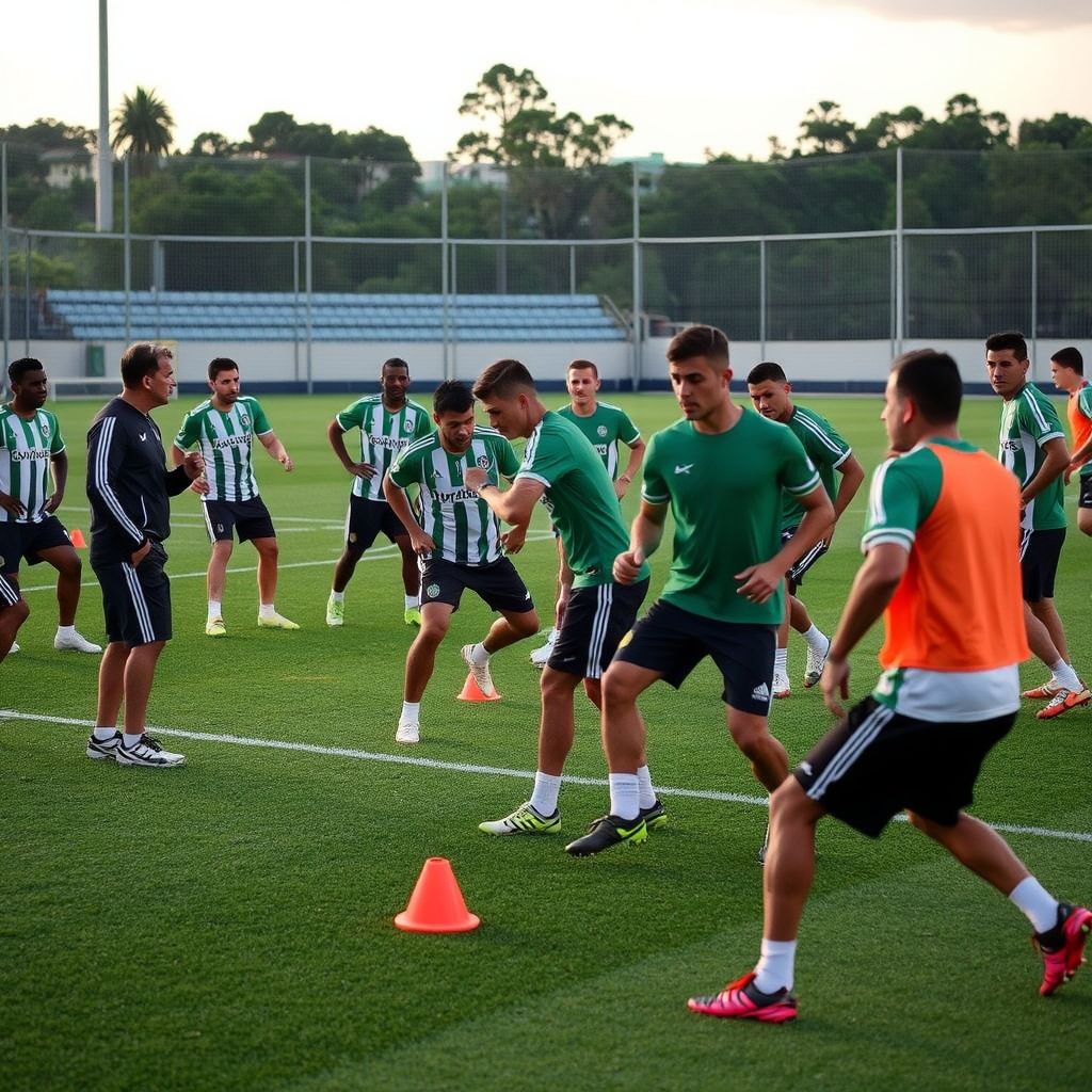 爱游戏在线-帕尔梅拉斯教练组强化体能训练，备战关键战